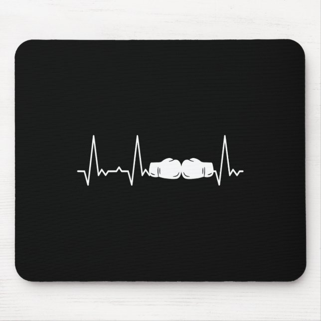 Heartbeat Boxing  Mouse Pad (Front)