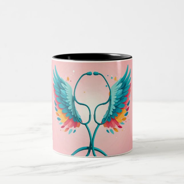 Heartbeat Brew: Stethoscope Mug (Center)