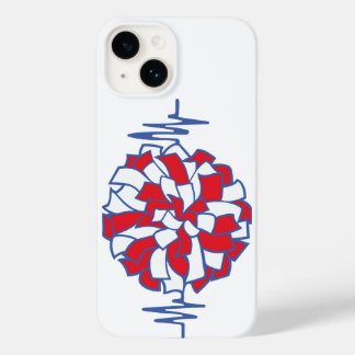 Heartbeat Cheer Pom-Pom Graphic Case-Mate iPhone 14 Case