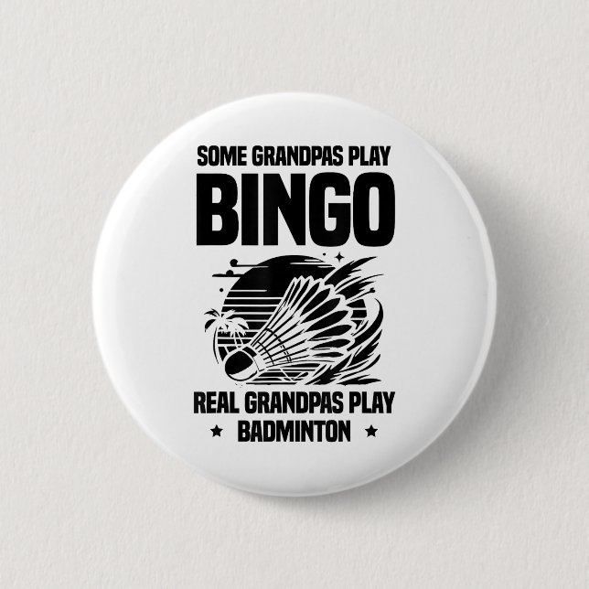 Heartbeat Ecg Shuttle Badminton Player Shuttle  6 Cm Round Badge (Front)