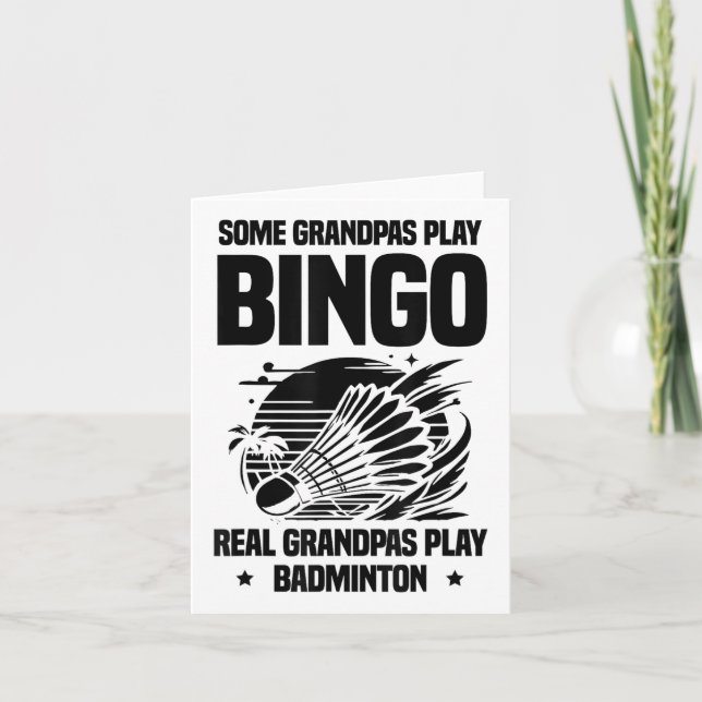 Heartbeat Ecg Shuttle Badminton Player Shuttle  Card (Front)