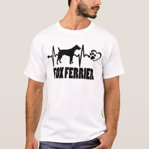 Heartbeat – Fox Terrier - Dog Best Friend T-Shirt