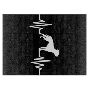 Heartbeat French Bulldog Pulse Cutting Board