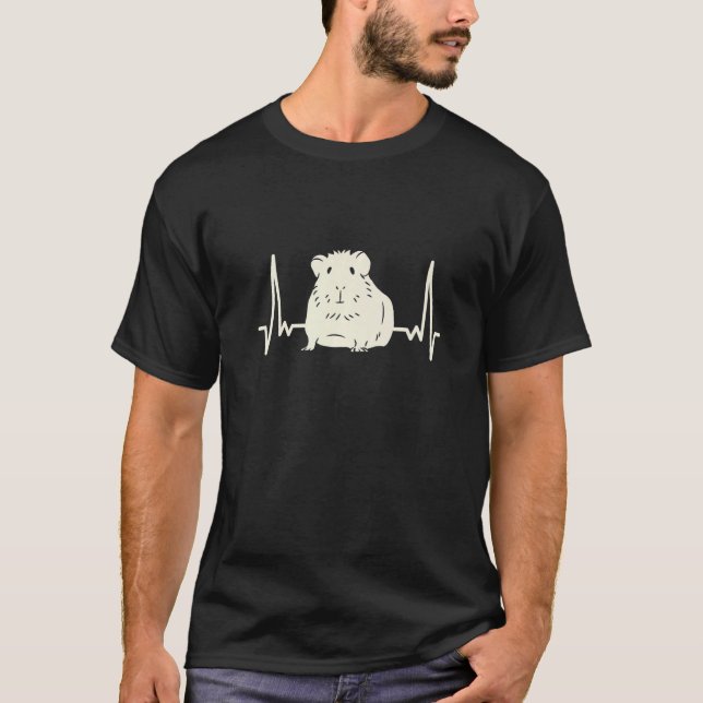 Heartbeat Guinea Pig   T-Shirt (Front)