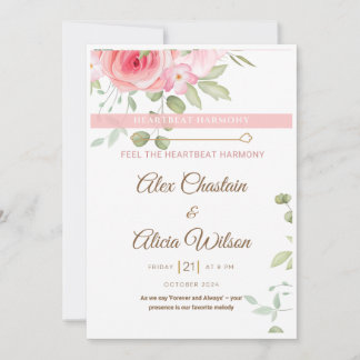 HeartBeat Harmony Wedding Digital Invite