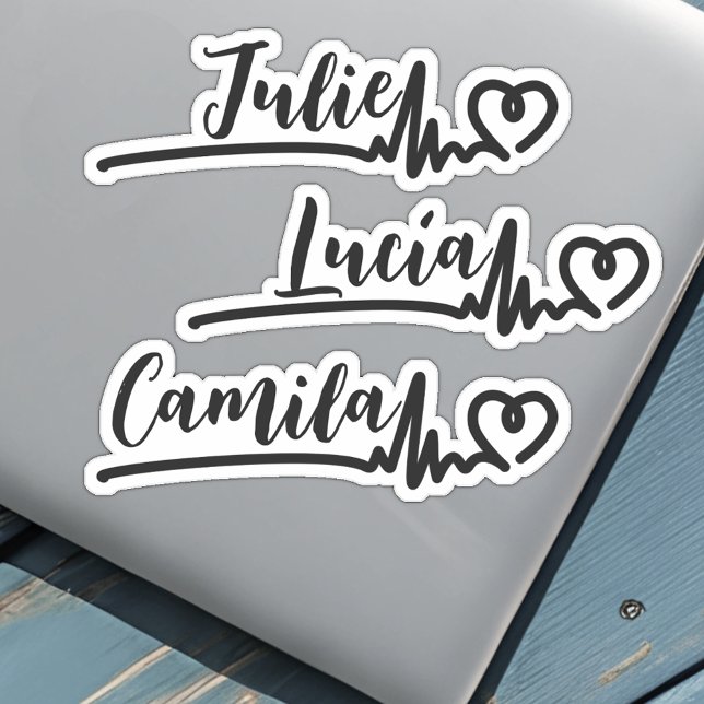 Heartbeat Heart Beat 3 Names Cool Custom Name (Creator Uploaded)