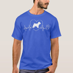 Heartbeat Heart West Highland White Terrier Dog Ow T-Shirt