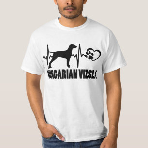 Heartbeat – Hungarian Vizsla - Dog Best Friend T-Shirt