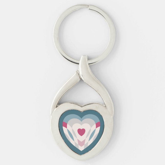 Heartbeat Key Ring (Front)