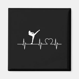 Heartbeat Kickboxing Taekwondo Martial Arts Magnet
