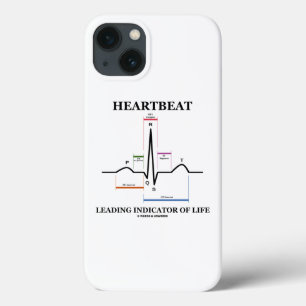 Heartbeat Leading Indicator Of Life ECG/EKG Humour iPhone 13 Case
