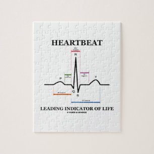 Heartbeat Leading Indicator Of Life (ECG/EKG) Jigsaw Puzzle