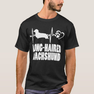 Heartbeat – Long Haired Dachshund T-Shirt