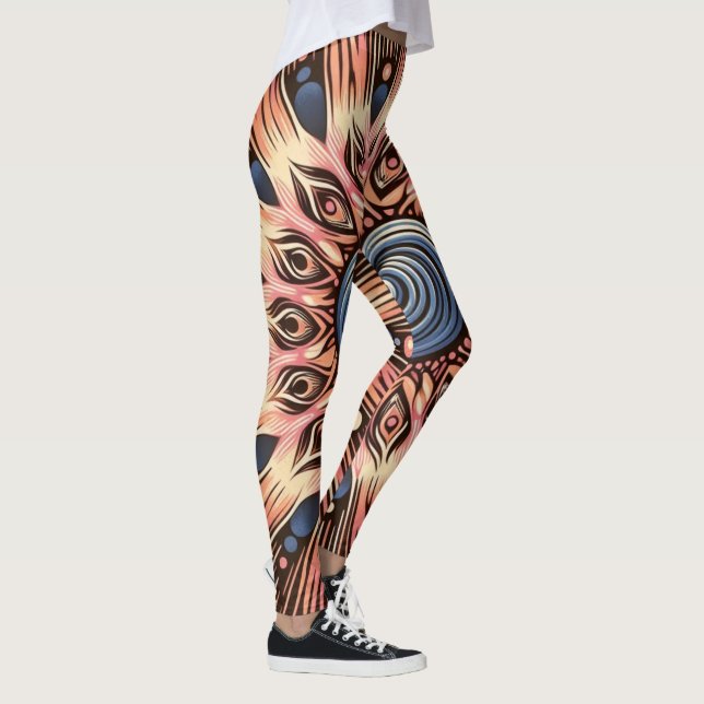 Heartbeat Mandala Leggings (Right)