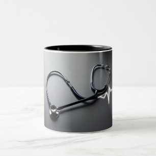 Heartbeat Moments: Stethoscope Heartbeat Mug