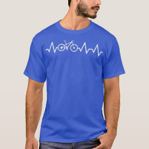 Heartbeat mountain biker downhiller mountains cycl T-Shirt