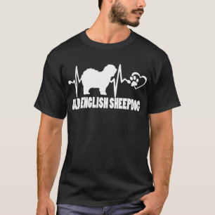 Heartbeat – Old English Sheepdog - Dog Best Friend T-Shirt