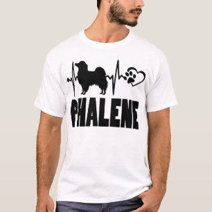 Heartbeat – Papillon - Dog Best Friend T-Shirt
