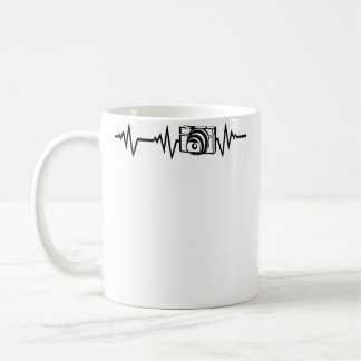 Heartbeat Photographer Camera Photography Coffee Mug