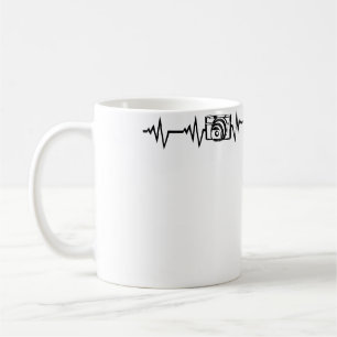 Heartbeat Photographer Camera Photography Coffee Mug