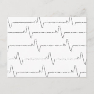 Heartbeat (postcard) postcard