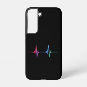 Heartbeat Rainbow Pride LGBTQ Ally Samsung Galaxy Case