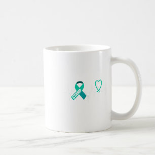 Heartbeat Ribbon Mental Health Shirt Mental Health Coffee Mug