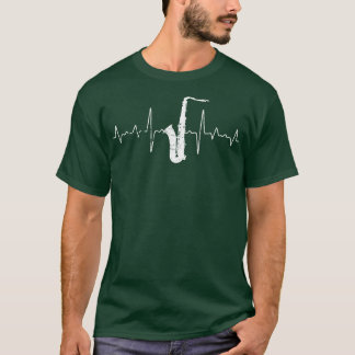 Heartbeat Saxophone T-Shirt
