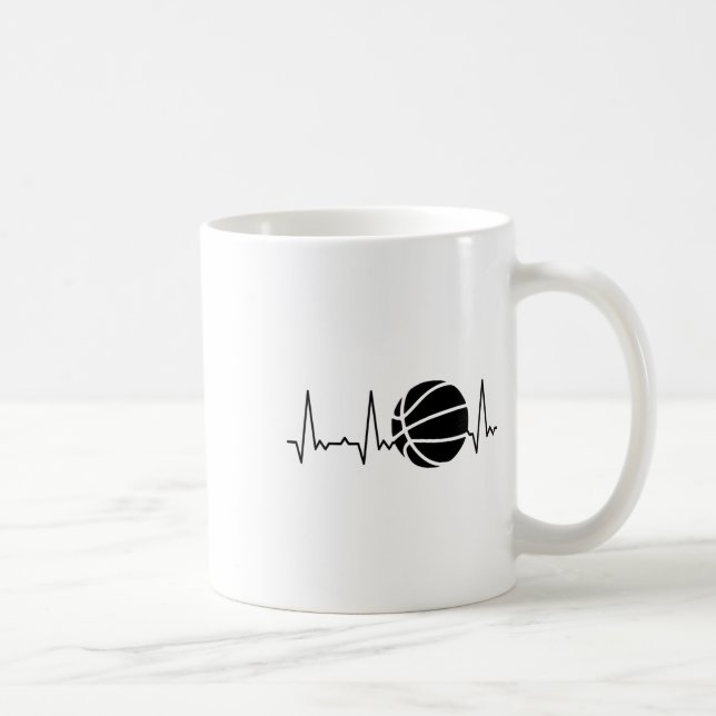 Heartbeat Sketll  Coffee Mug (Right)
