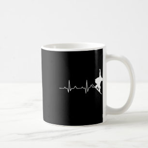 Heartbeat Snowboarding For Winter Lovers And Board Coffee Mug