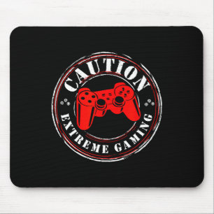 Heartbeat Video Game On Lover Extreme Gaming Mouse Pad