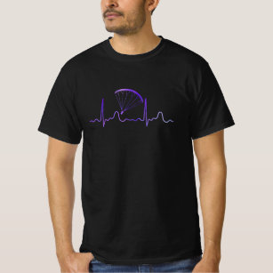 Heartbeat with paraglider T-Shirt