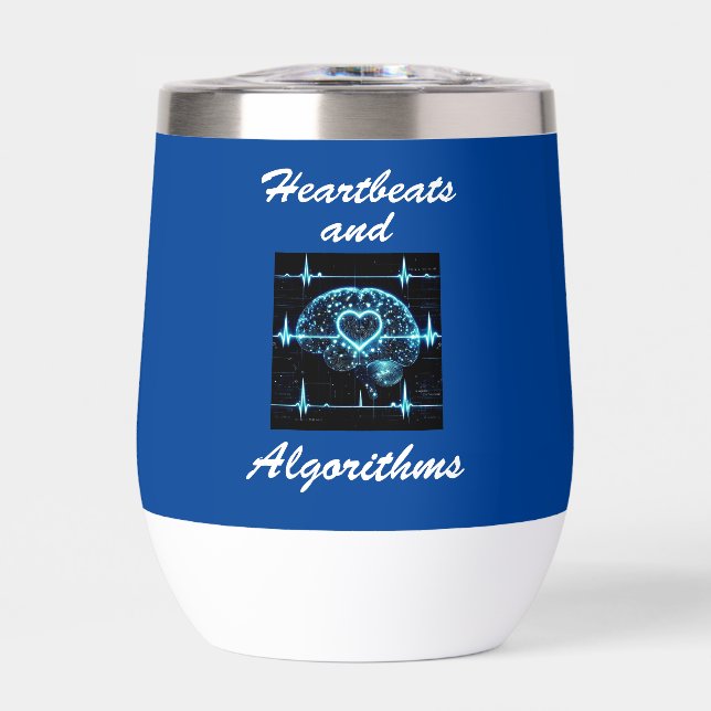 “Heartbeats and Algorithms” futuristic love (Front)