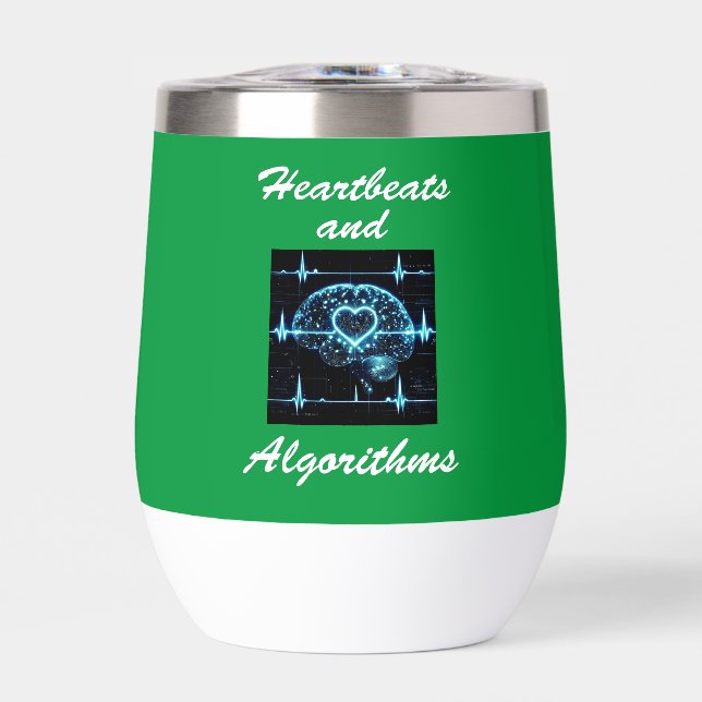 “Heartbeats and Algorithms” futuristic love (Front)