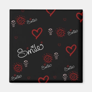 Heartbeats & Happiness Magnet