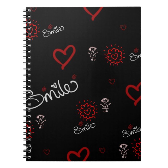 Heartbeats & Happiness Notebook (Front)