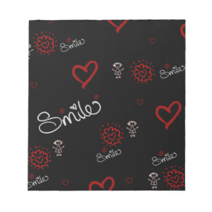 Heartbeats & Happiness Notepad