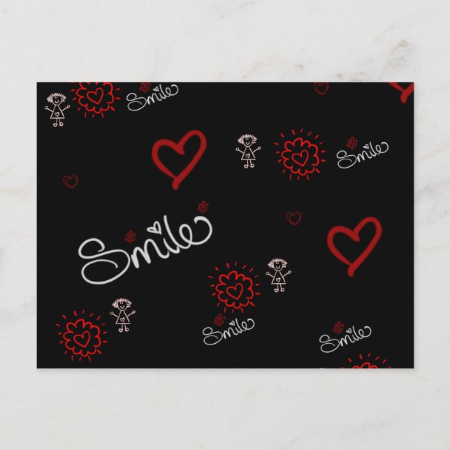 Heartbeats & Happiness Postcard (Front)