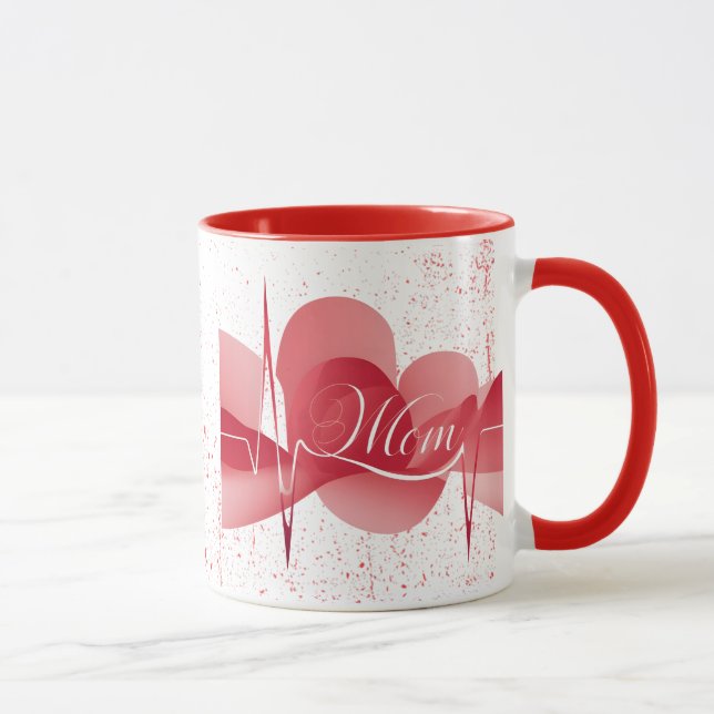 Heartbeats of a Mother's Love Mug (Right)