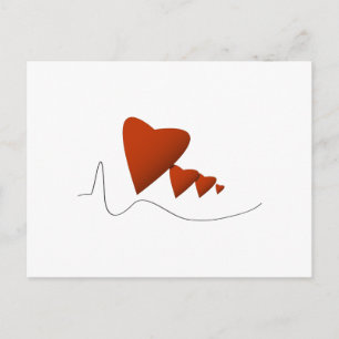 Heartbeats Postcard