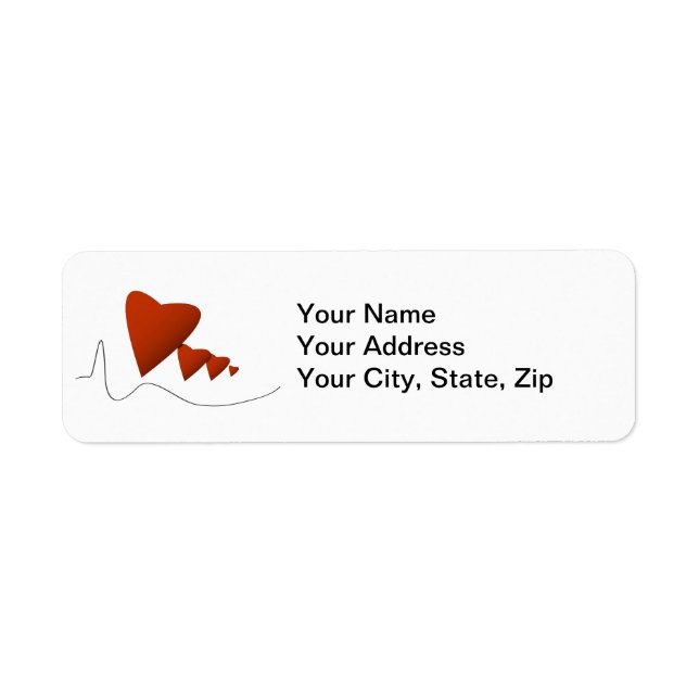 Heartbeats Return Address Label (Front)