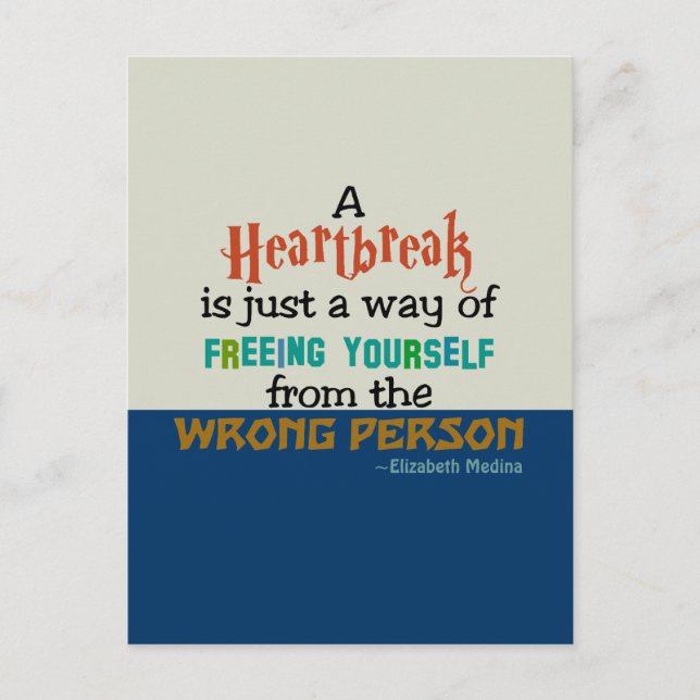 Heartbreak CHANGE COLOR ~ Postcard / Invitations (Front)