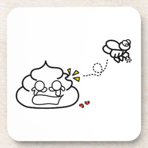 Heartbroken Poop - Brootsch the PooPoo Coaster