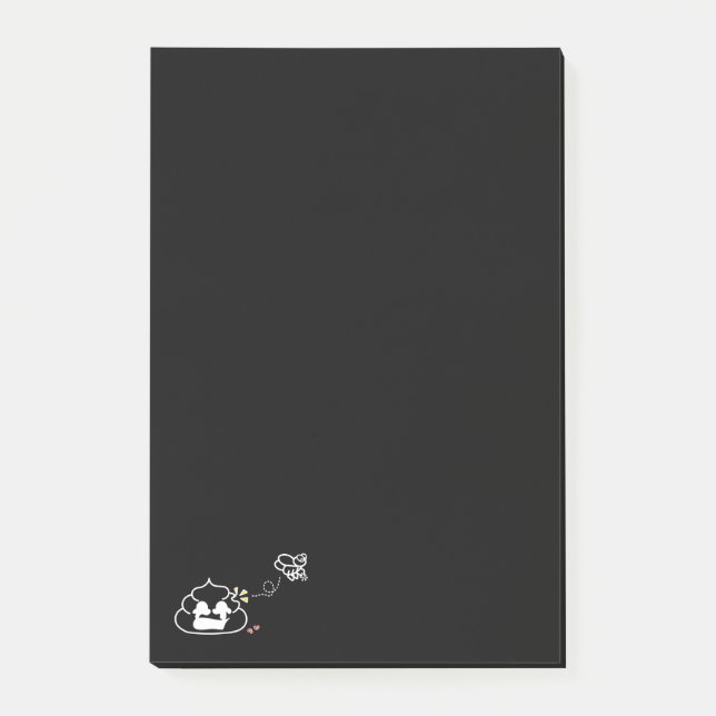 Heartbroken Poop - Brootsch the PooPoo Post-it Notes (Front)