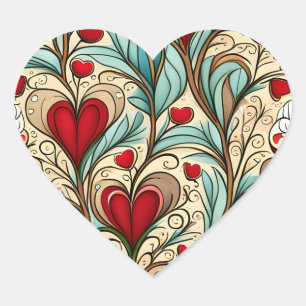 Heartcore  heart sticker
