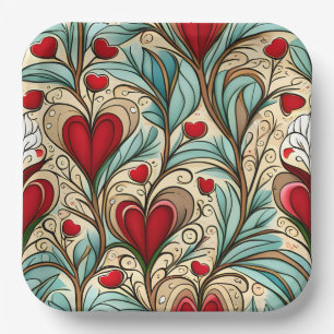 Heartcore  paper plate