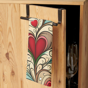 Heartcore  tea towel