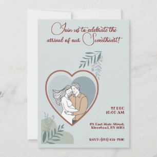 Heartfelt Baby Shower Card with Expecting Parents