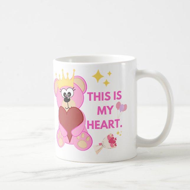 Heartfelt Bear Hug Mug (Right)
