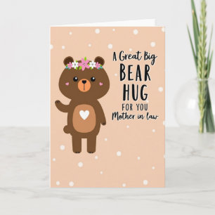 Heartfelt Bear Mothers Day Card